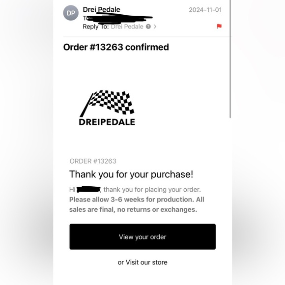 NWT: Drei Pedale Widowmaker Tee | xs - Picture 5 of 5